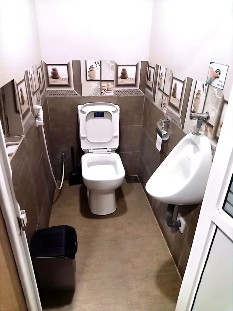Accessible washroom at Central Nursing Home
